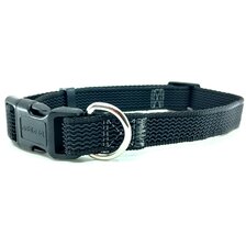 Nobleza obojok z pogumovaného popruhu 2 x 35 - 50 cm čierny